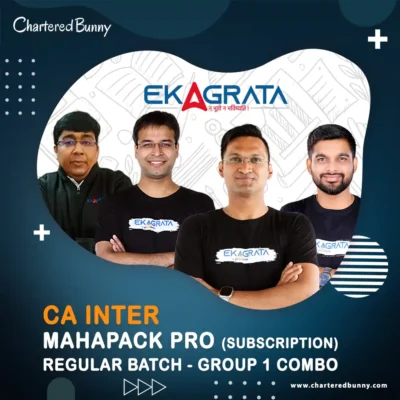 CA INTER - Group 1 Combo (Accounts + Law + Taxation) MAHAPACK PRO for Sep 25 & onwards