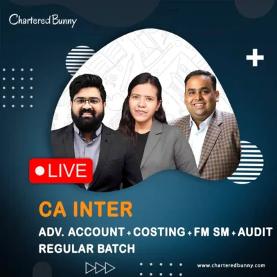 CA Inter - Advanced Accounts + Group 2 All Papers (Regular Batch) by CA Avinash Sancheti, CA Navneet Mundhra & CA Isha Agarwal - Navin Classes for Sep 26 & Jan 27 onwards