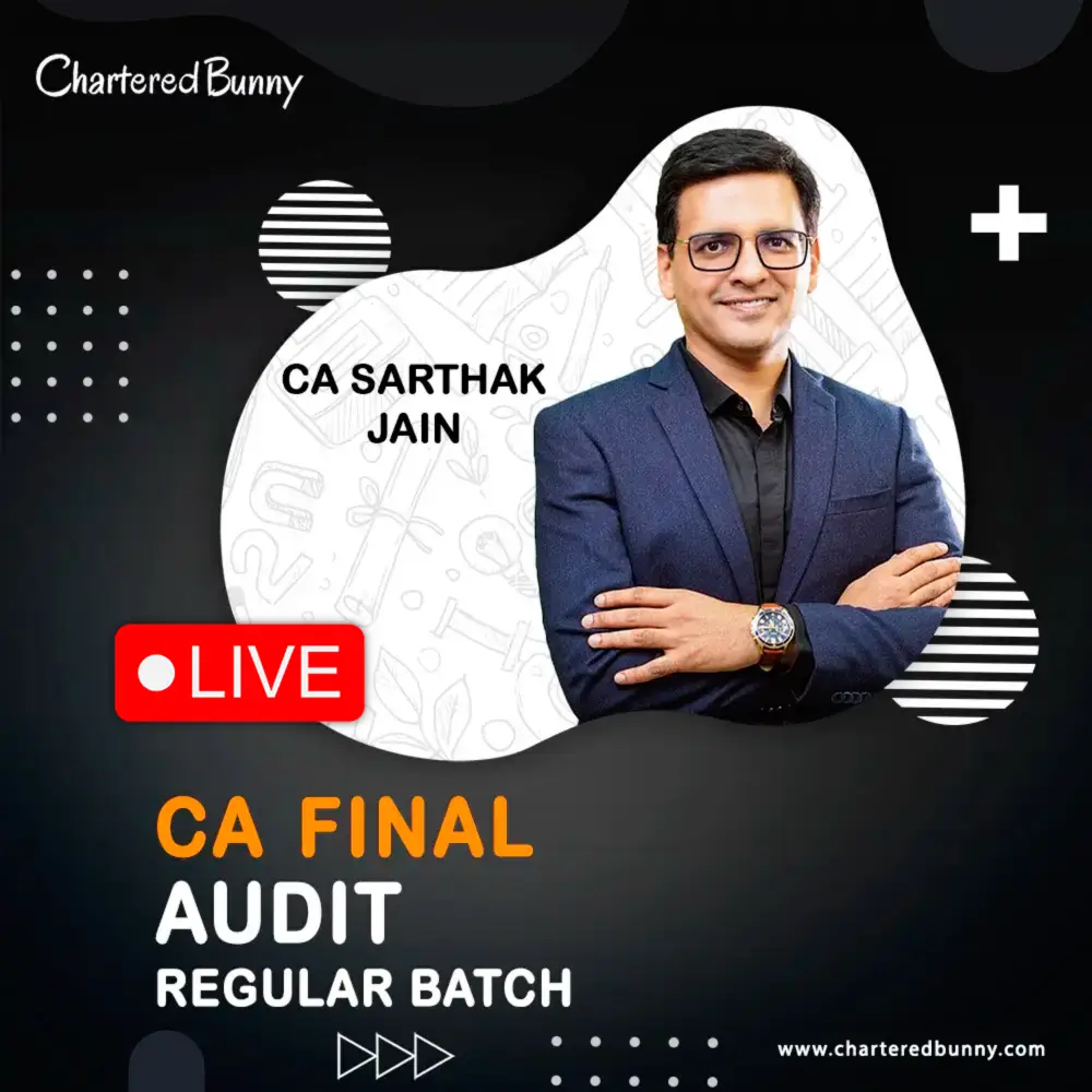 CA Final Audit (Regular Batch) Full Course by CA Sarthak Jain CA Final - Audit (Regular Batch) Full Course LIVE by CA Sarthak Jain for Nov 26, May 27 & onwards