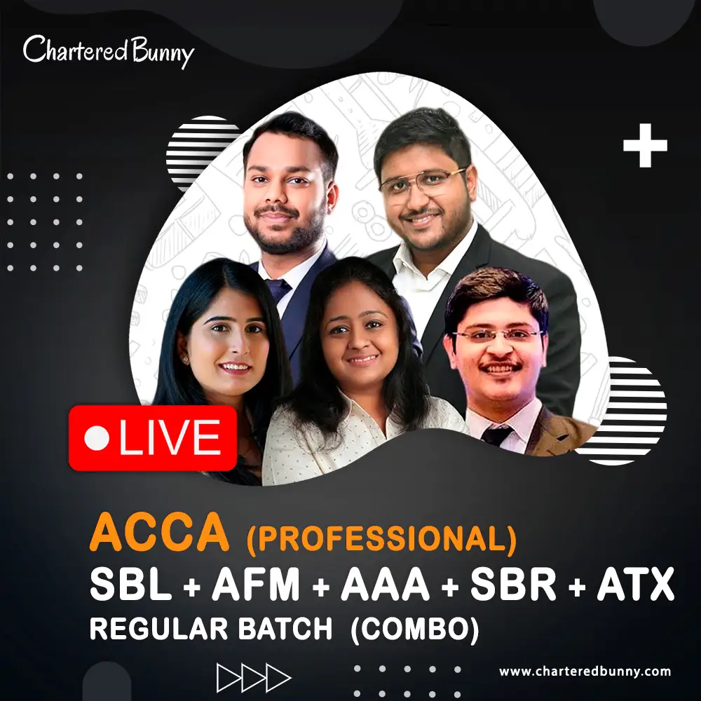 ACCA Professional Combo for March 2026 ACCA Professional Level - SBR, SBL, AAA, ATX & AFM Regular Batch Combo BBVirtuals Global (March 2026)
