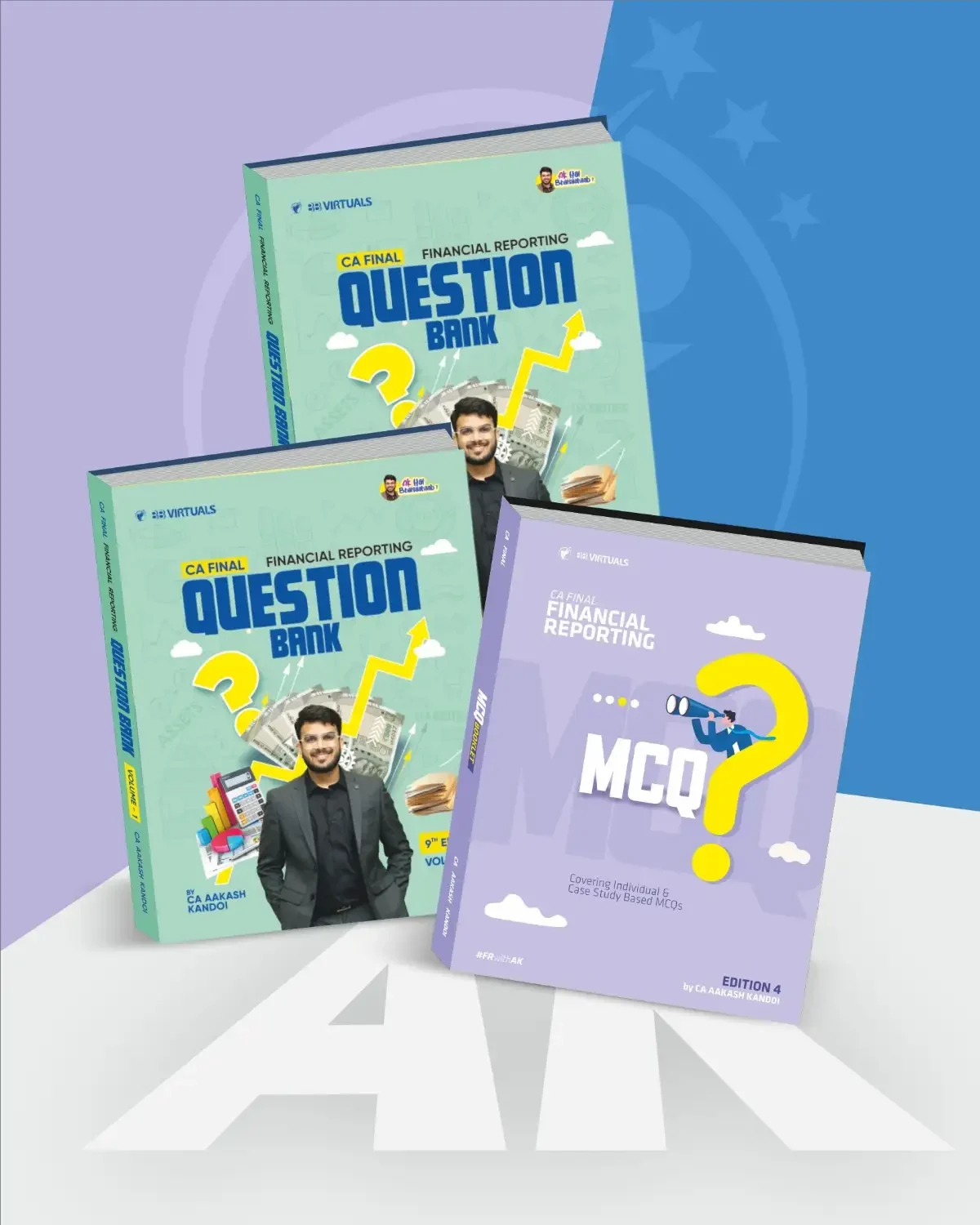 Aakash Kandoi FR Question Bank CA Final - Financial Reporting FR Question Bank with MCQs (New Scheme) 9th Edition by CA Aakash Kandoi for Nov 26 Exams