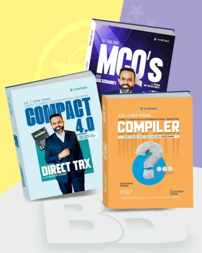 CA/CMA Final - Direct Tax COMPACT 4.0 and Q/A Compiler + MCQ Book (New Scheme) by CA Bhanwar Borana Applicable for Nov 26 & Dec 26 Exams