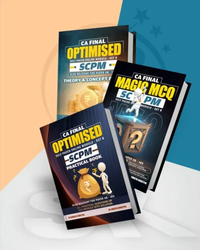CA Final - SCPM SET B Book Set Combo by CA Sankalp Kanstiya