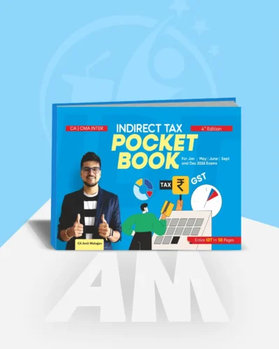 CA/CMA/CS - Inter/Executive - GST (Pocket Book) by CA Amit Mahajan for Sep 26 & onwards