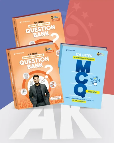 CA Inter - Advanced Accounting (Question Bank & MCQ Book) by CA Aakash Kandoi for Sep 26 Exams