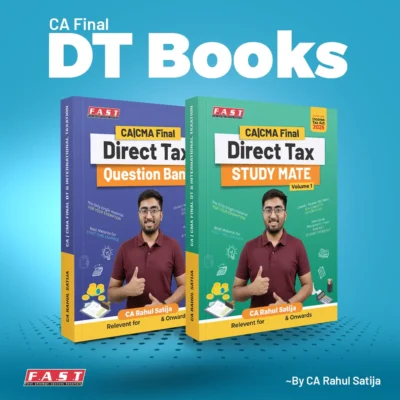 CA Final - DT Books (Direct Tax StudyMate & DT Question Bank) by CA Rahul Satija